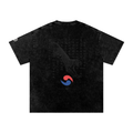 Hanmoon Washed Oversized Cotton T-Shirt