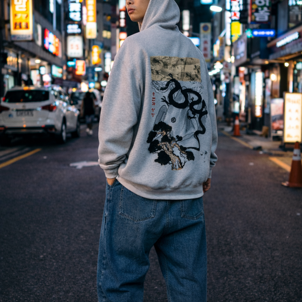 LiMITED-DRAGON-용 COLLECTIOION-01- Heavyweight Pocket Hoodie